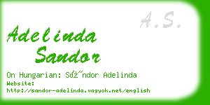 adelinda sandor business card